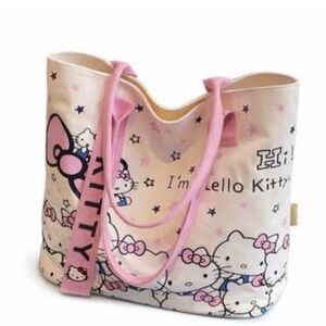 Hello Kitty Tote Bag with Pink Accents